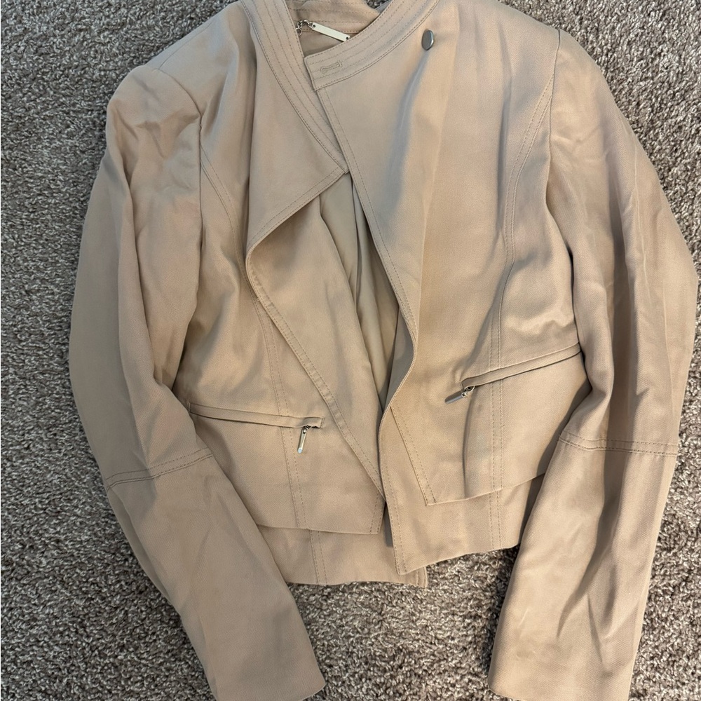 White House Black Market Beige Jacket